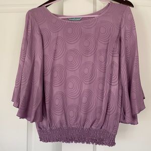 Guess by Marciano Art Deco Print Top - Size XS